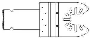 ROCKWELL F30 Sonicrafter 31 Piece 3.5 Amp Variable Speed Oscillating Multi Tool Kit - figure 6