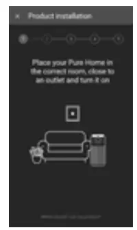 RowenTa Pure Home PU8080 Intelligent Air Purifier - app