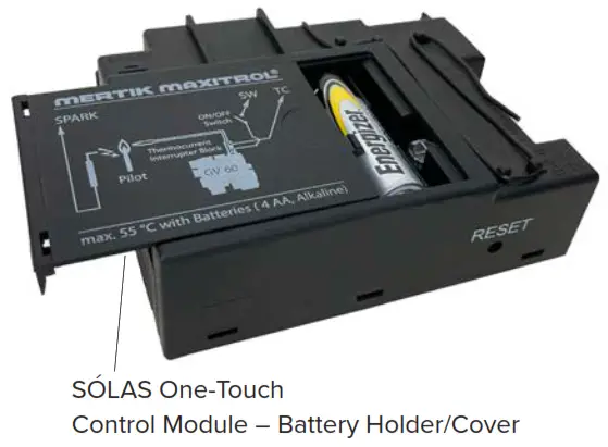 SOLAS One Touch Hand Held Remote - Battery Holder Cover