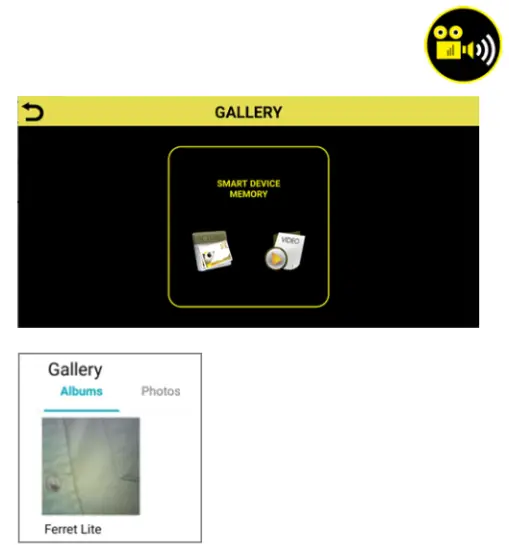 FERRET TOOLS CFWF50L Ferret Lite Multipurpose Wireless Inspection Camera - EXPORTING IMAGES