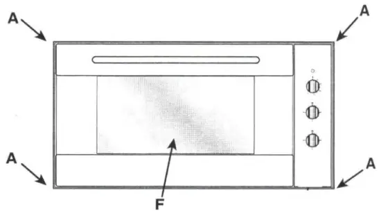 ARTUSI CAO900 90cm Electric Built In Oven - adaptors