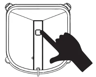 Schneider Electric SCVC24144W Robot Lave Vitre Robotic Window Cleaner - button