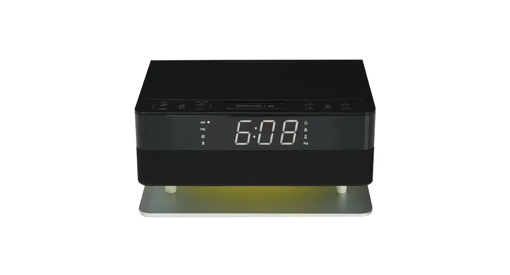Voxx Accessories Suvc300 Stereo Alarm Clock With Uvc Sanitizer User Guide