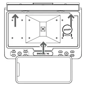Voxx Accessories SUVC300 Stereo Alarm Clock with UVC Sanitizer - sanitizer