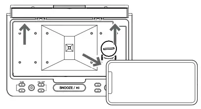Voxx Accessories SUVC300 Stereo Alarm Clock with UVC Sanitizer - stuff