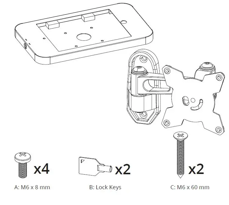 kanto-SWS200-Wall-Mount-Security-iPad-Stand-fig1