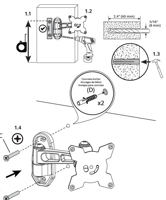kanto-SWS200-Wall-Mount-Security-iPad-Stand-fig5