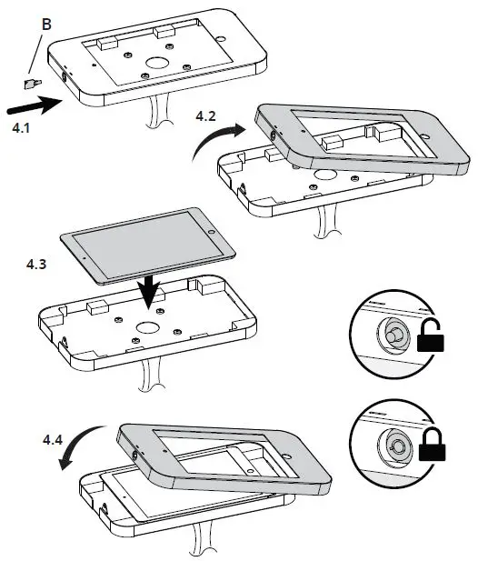 kanto-SWS200-Wall-Mount-Security-iPad-Stand-fig8
