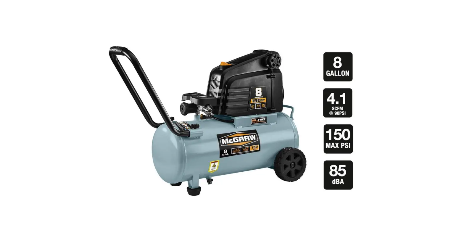 Mcgraw 64294 8 Gallon Oil Free Portable Air Compressor Owner's Manual Mcgraw 64294 8 Gallon Oil Free Portable Air Compressor Owner's Manual