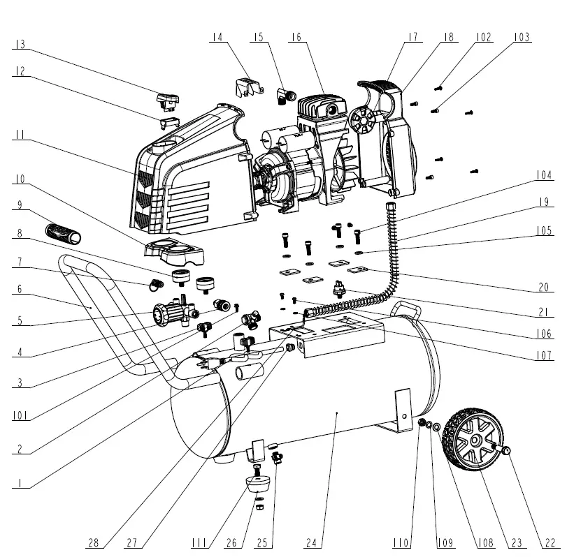 McGRAW-64294-8-Gallon-Oil-Free-Portable-Air-Compressor-fig8