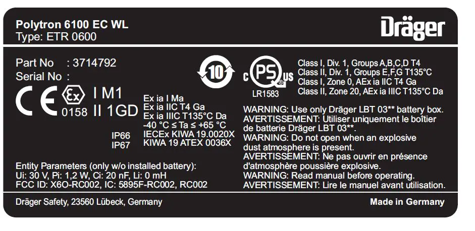 Drager-RC003-Gas-Measurement-Device-1