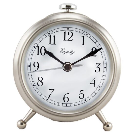 EQUITY 25655 Analog Quartz Alarm Clock