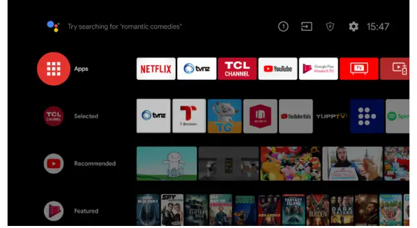 TCL C725 Video Call QLED 4K Android Tv 14