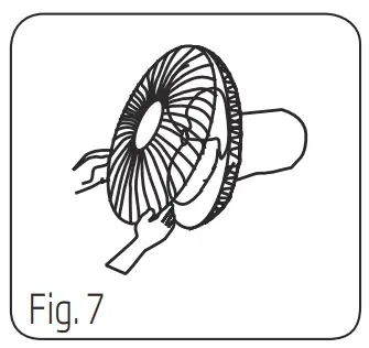 Grill & Fan blade assembly
