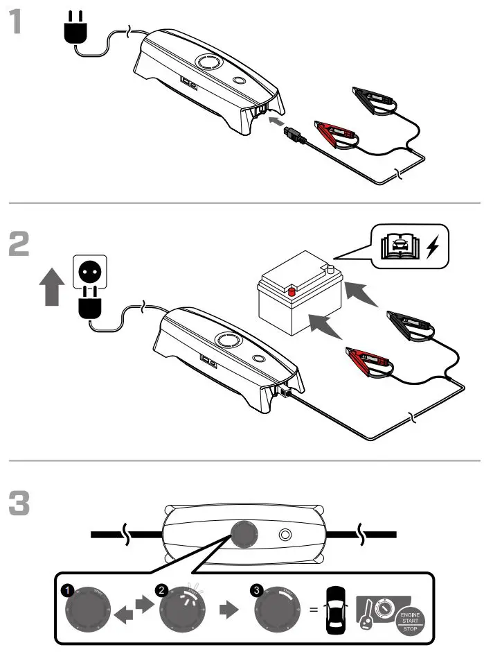 CTEK 40-462 CS Free 12V Portable Charger User Manual - Battery Charging