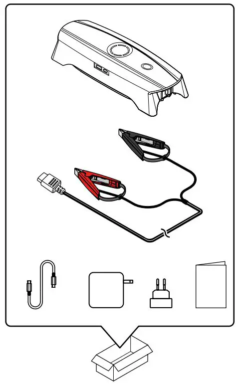 CTEK 40-462 CS Free 12V Portable Charger User Manual - What's in the box