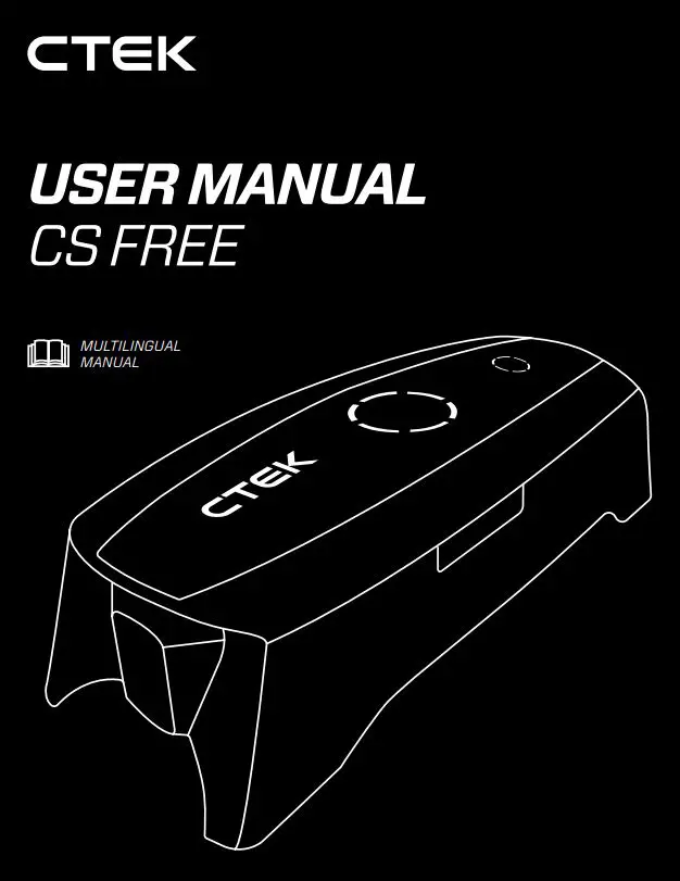 CTEK 40-462 CS Free 12V Portable Charger User Manual