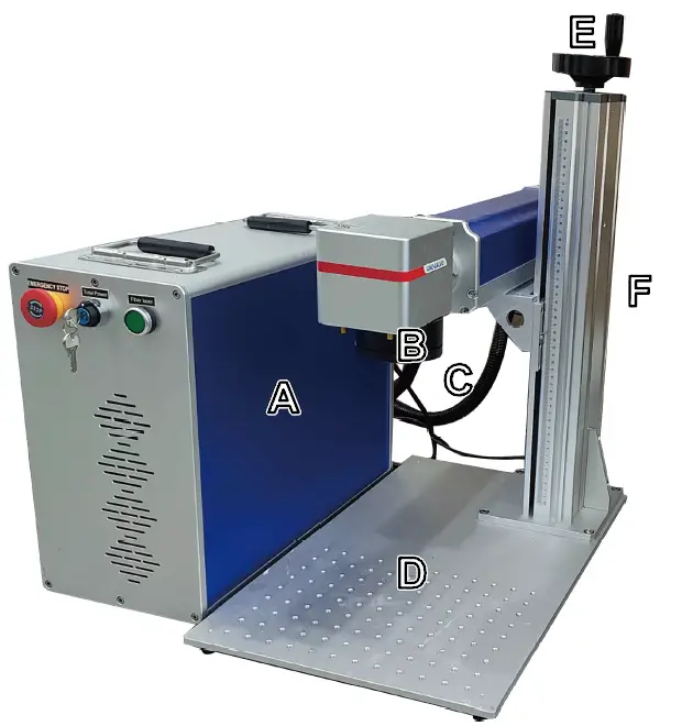 omtech -LYF-50W -Split -Fiber -Marking -Machine -1