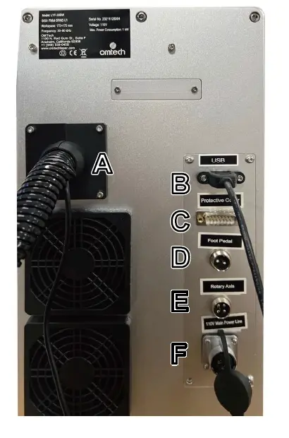 omtech -LYF-50W -Split -Fiber -Marking -Machine -3