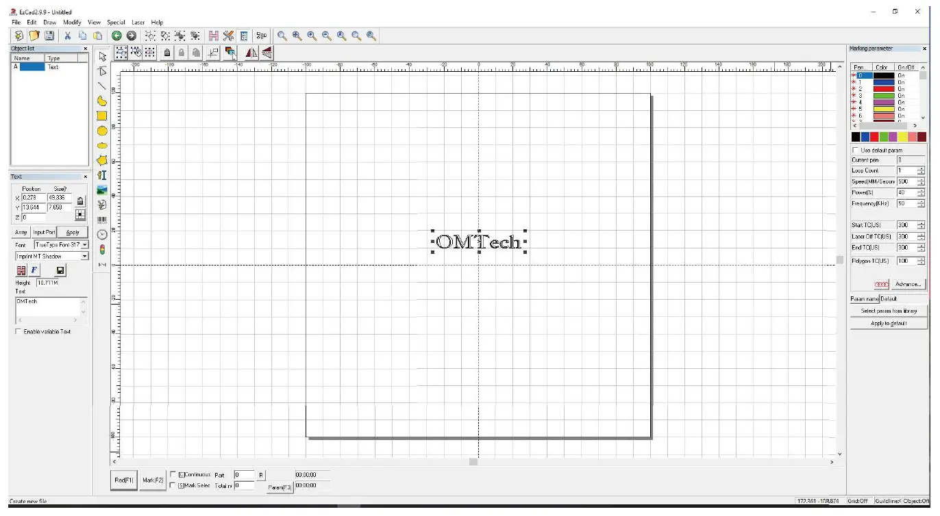omtech -LYF-50W -Split -Fiber -Marking -Machine -9