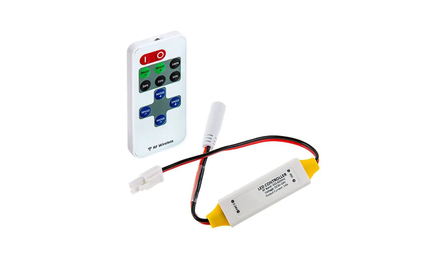 Super Bright Leds Mcbrf-15alc2 Single Color Led Controller With Wireless Rf Remote User Manual