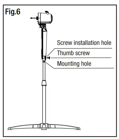 HAMPTON BAY FS40 21MA 16 Inch Stand Fan - COLUMN UNIT 3