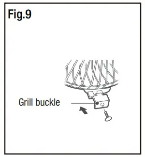 HAMPTON BAY FS40 21MA 16 Inch Stand Fan - GUARD INSTALLATION 2