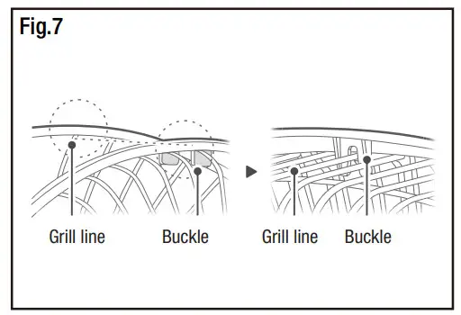 HAMPTON BAY FS40 21MA 16 Inch Stand Fan - GUARD INSTALLATION