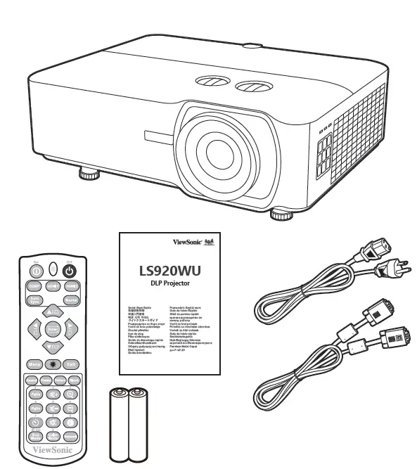 ViewSonic LS920WU 6000 ANSI Lumens WUXGA Laser Installation Projector-1
