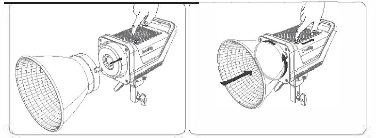 SmallRig 220W Bi Color LED Video Light FIG 4