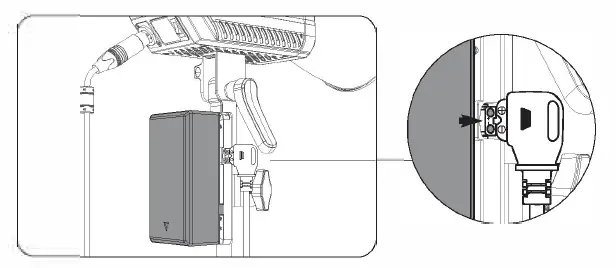 SmallRig 220W Bi Color LED Video Light FIG 8