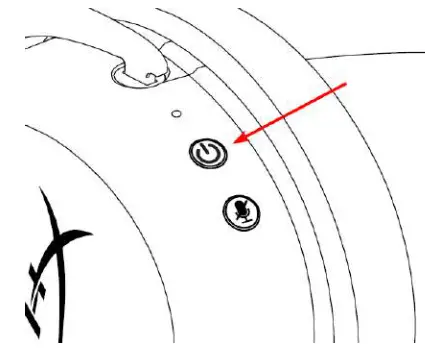 HYPERX HHSC2X-BA-RD-G Cloud II Wireless Gaming Headset - starts blinking red