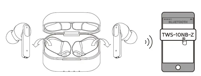 Gold Fingers TWS-10NB-Z True Wireless Earphones 14