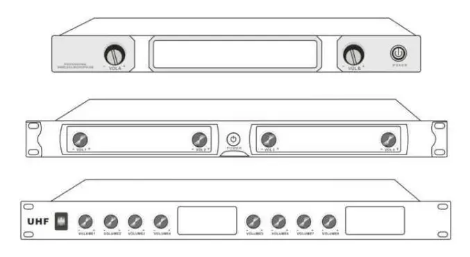 Wange Trading Enping RV 4 UHF Wireless Microphone System