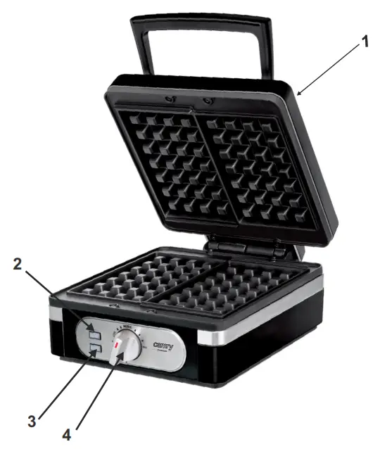 camry CR 3060 Sandwich Toaster - fig1