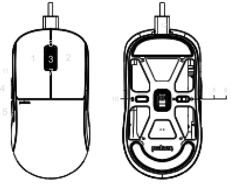 Pulsar X2 Wireless Gaming Mouse - Fig
