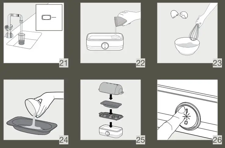 KRUPS KW221850 Simply Eggs 6PC Egg Cooker - How to Make Omelet