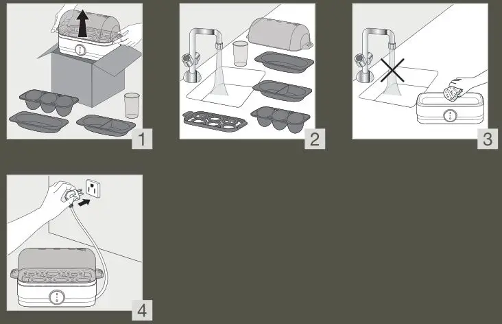 KRUPS KW221850 Simply Eggs 6PC Egg Cooker - Using your Egg Cooker for the first time