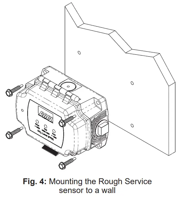 BAPI 40698 CO2 Duct and Rough Servce Sensor - fig