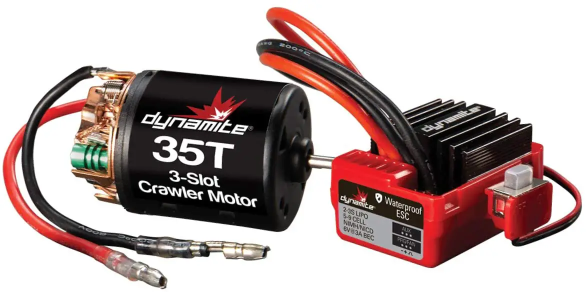 Dynamite 40a Brushed Crawler Combo, Esc And 35t Motor Instruction Manual