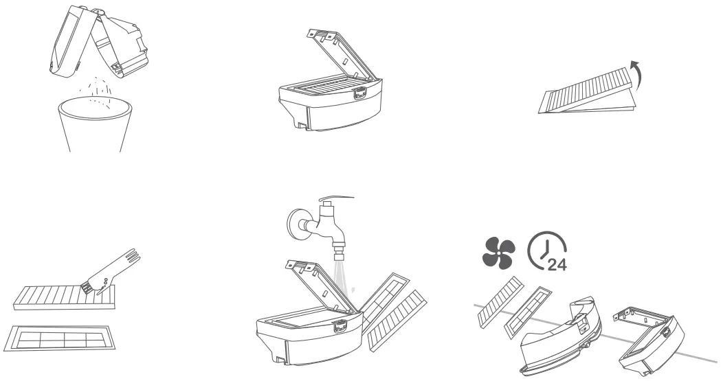 Cleaning instruction