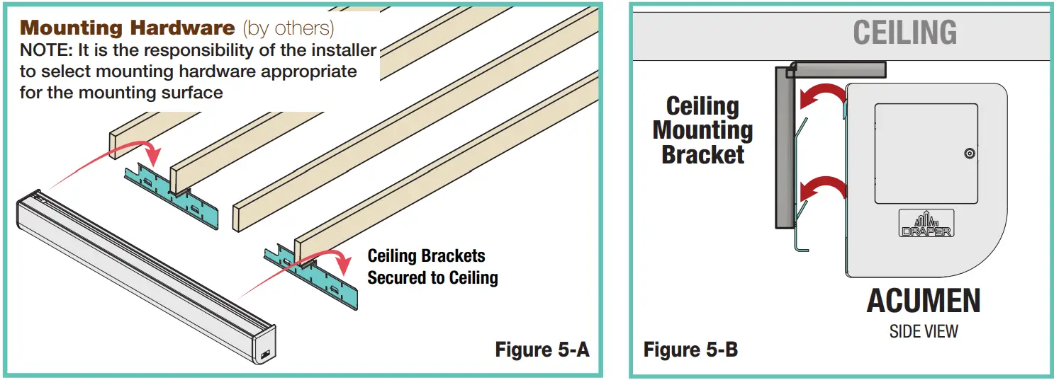 DRAPER Acumen M Manual Projection Screen - fig 6