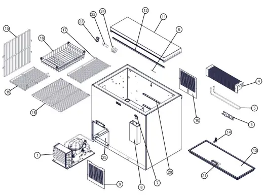 Perlick BC72LT-3 Bottle Cooler-fig14