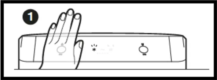 OASIS P1CMPVHSK Contactless Pou Hot Cold and Room Temperature Water Dispenser - DISPENSING HOT WATER 1