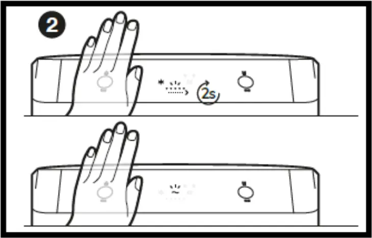 OASIS P1CMPVHSK Contactless Pou Hot Cold and Room Temperature Water Dispenser - DISPENSING WATER 2