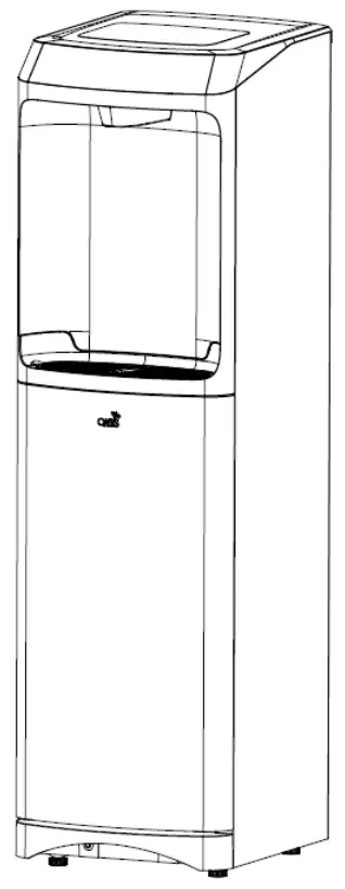 OASIS P1CMPVHSK Contactless Pou Hot Cold and Room Temperature Water Dispenser