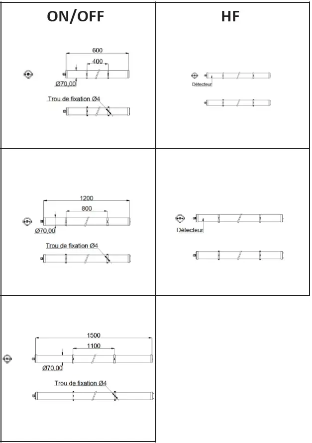 resistex 601750 Argos 5301lm BL 4000K LED Tubular Luminaire 1