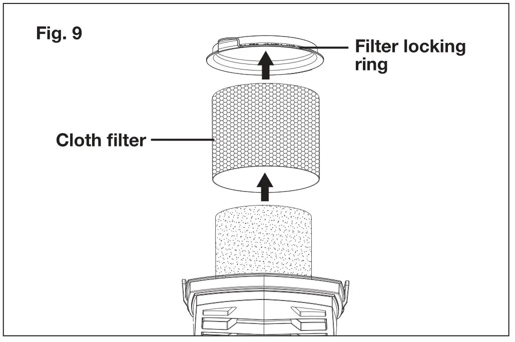 SUNJOE SWD2500-RM 7 AMP Electric Wet Dry Vacuum - Figure 9