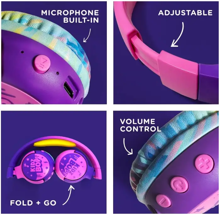 Kidz-Bop-Bluetooth-Headphones-for-Kids-fig-1