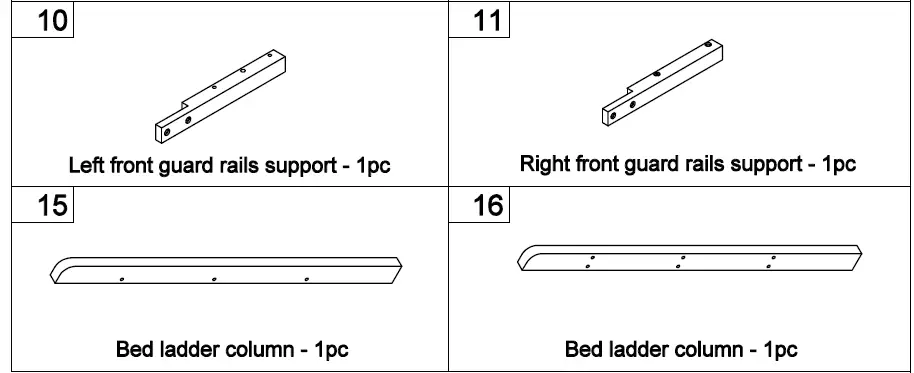 GODEER LT000504LXLAAE Gray Twin Size Loft Bed FIG (5)